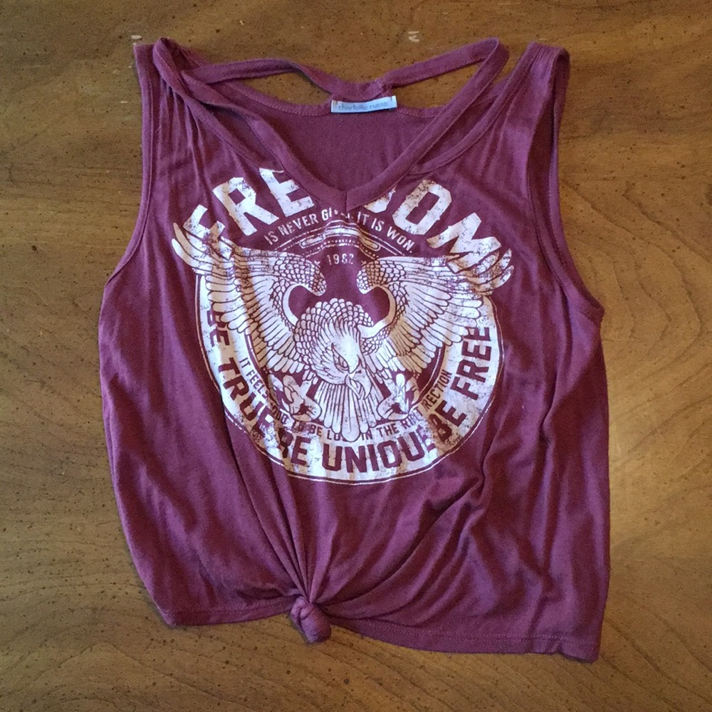 Women's Charlotte Russe crop tank